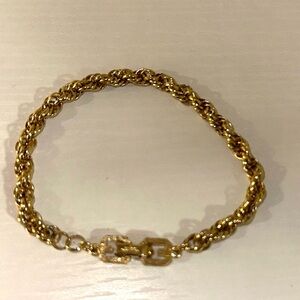 ❌sold GIVENCHY Gold Rope Chain Bracelet❌